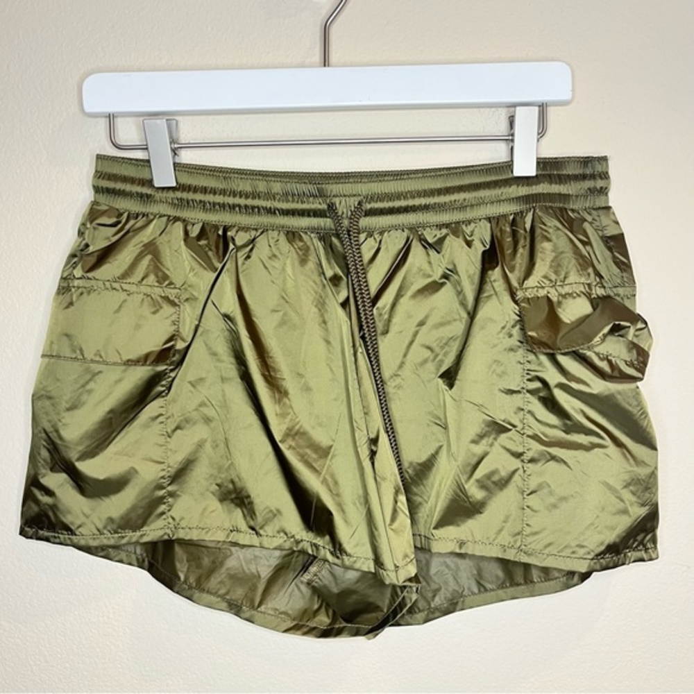 Aerie Offline Green‎ Drawstrint Athletic Shorts Size Small